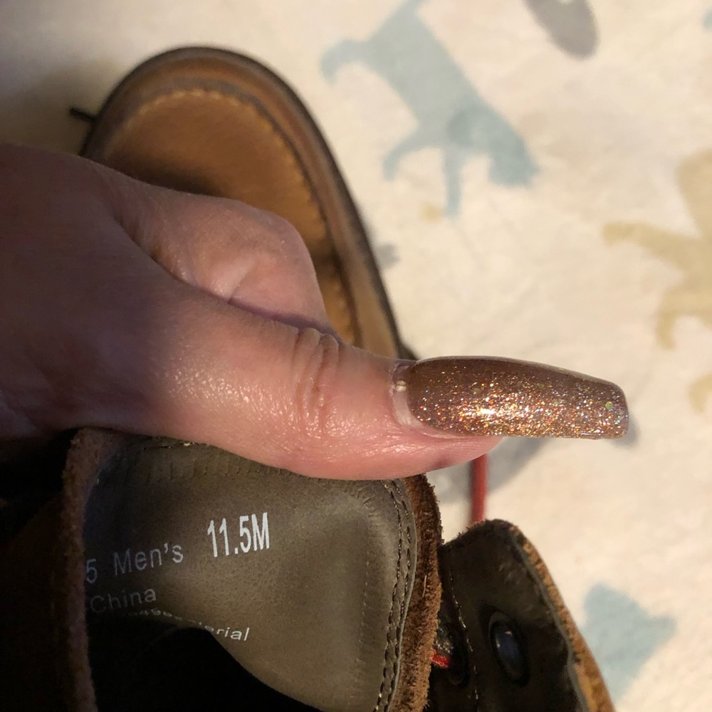 Mens Dockers brown boots. Size 11.5. Used in good condition. - Picture 10 of 10